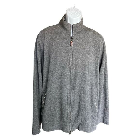 Mens Banana Republic Pre-Vintage Full Zip Pop Collar Pullover Shirt - Sz XL - Picture 1 of 3